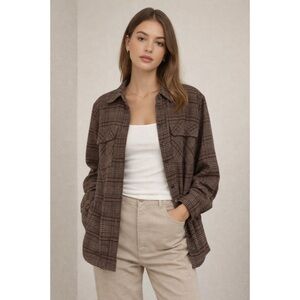 ABERCROMBIE & FITCH Oversized Plaid Flannel